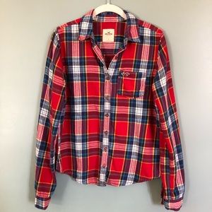 Plaid Hollister flannel